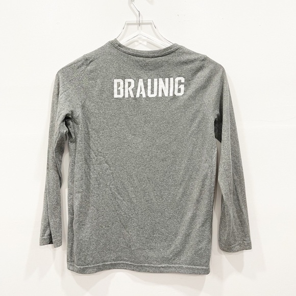 The Nike Tee Long Sleeve Top Grey Size Large Braunig - Picture 2 of 7